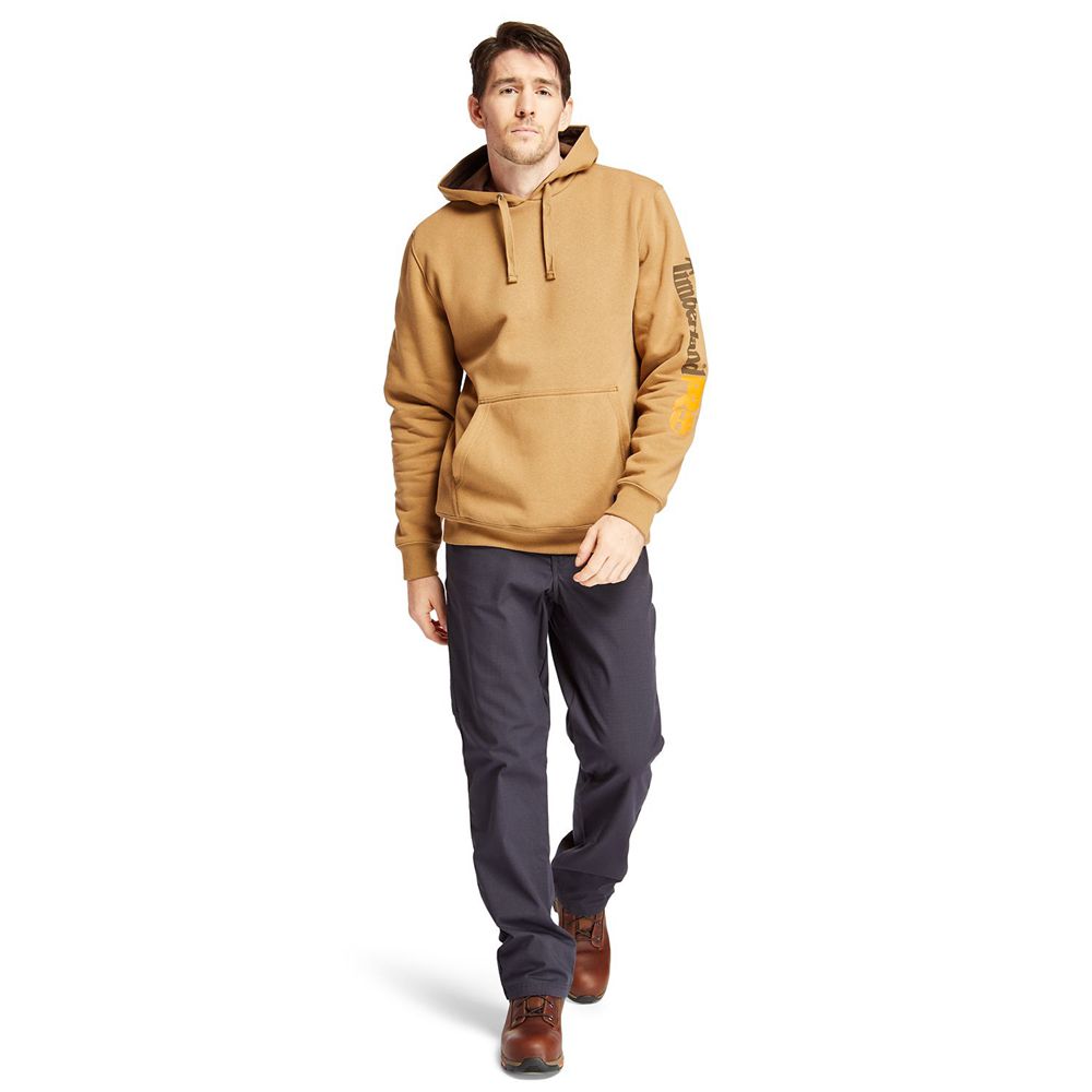 Sudadera Timberland Argentina Hombre - Pro® Hood Honcho Pullover Hoodie - Marrones - ELNTZB-912